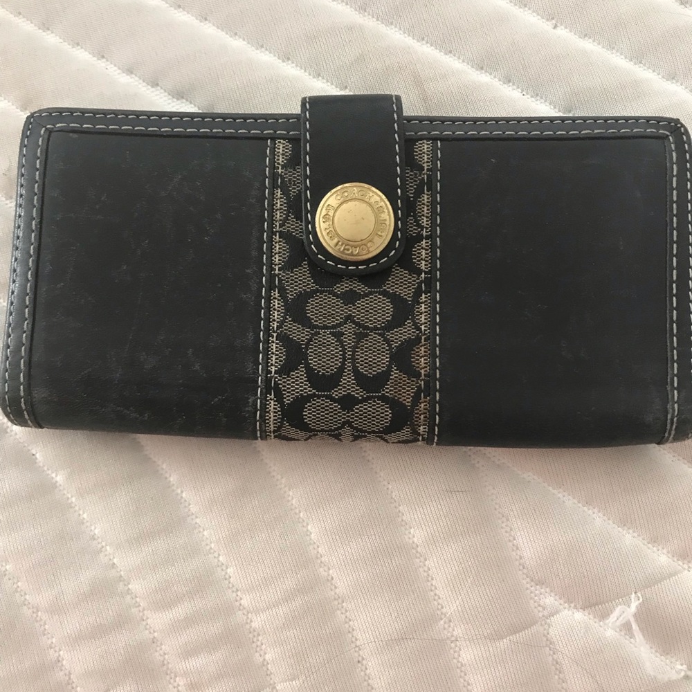 Black Coach wallet